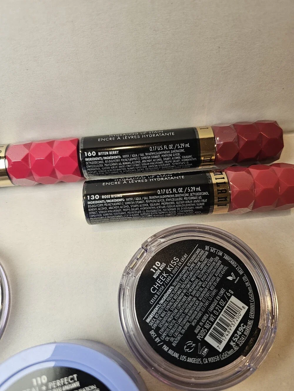 Milani Makeup Bundle NEW Color Fetish Lipsticks + Blush + Primer 6pc Set